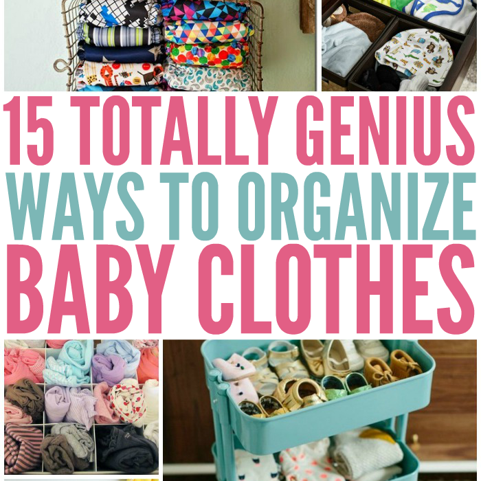 organize baby clothes