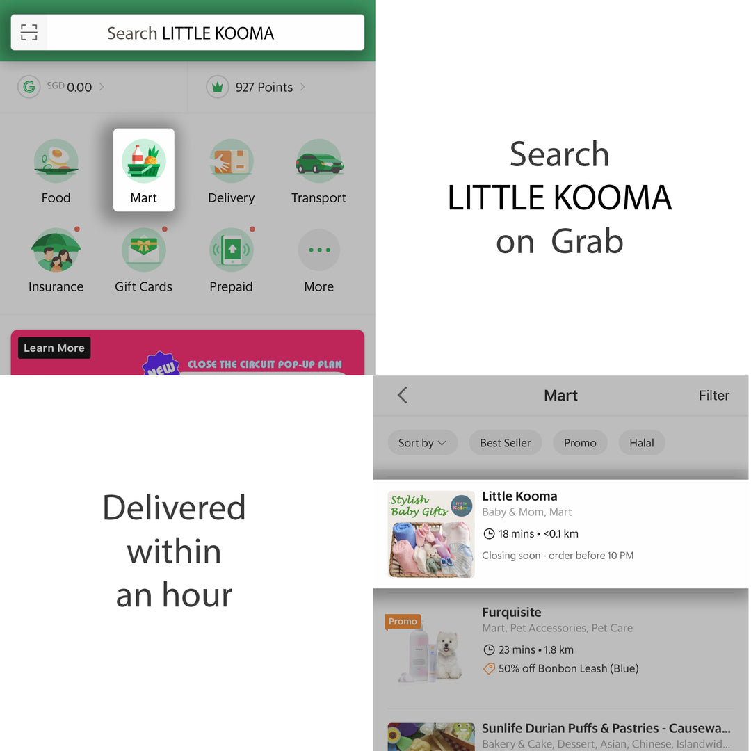 Little Kooma x Grab Mart