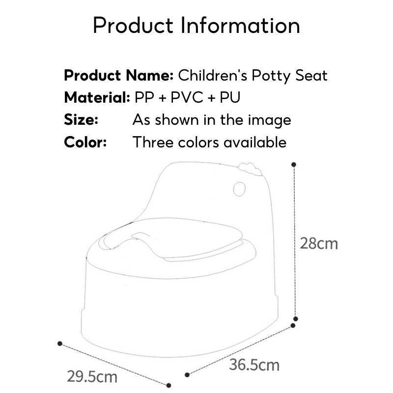 Baby Toddler Infant Boy Girl Plastic Cute Dinosaur Potty Training Seat Potty Toilet Chair With Closing Lid