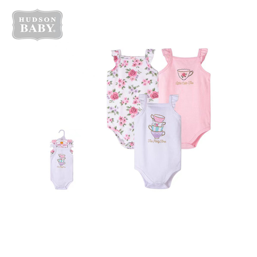 Hudson Baby Bodysuits 3 Piece Pack 12904CH - Little Kooma