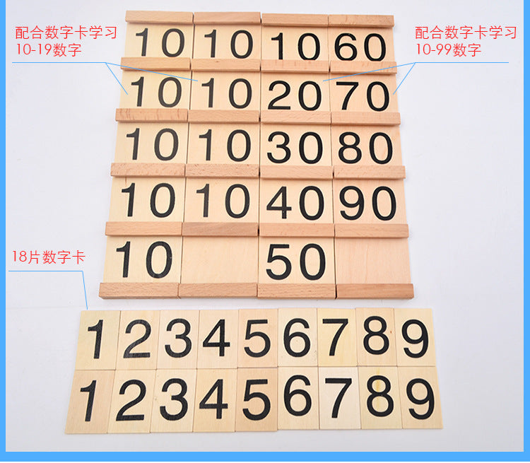 Montessori Learning Toys Clearance Sale 3 Years + 10-99 Counting Board - Little Kooma