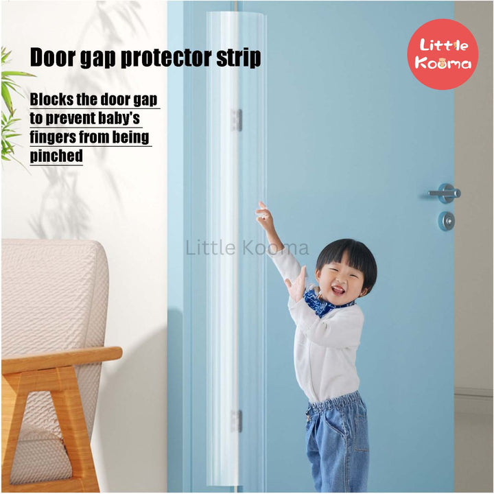 Baby Finger Pinch Guard – Door Gap Protector Strip, Anti-Clamp Safety Bar for Door Seams