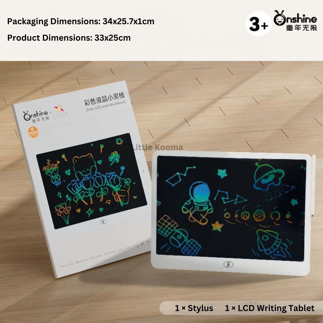 Happy Doodle Time - Colorful LCD Writing Tablet 3 Years +