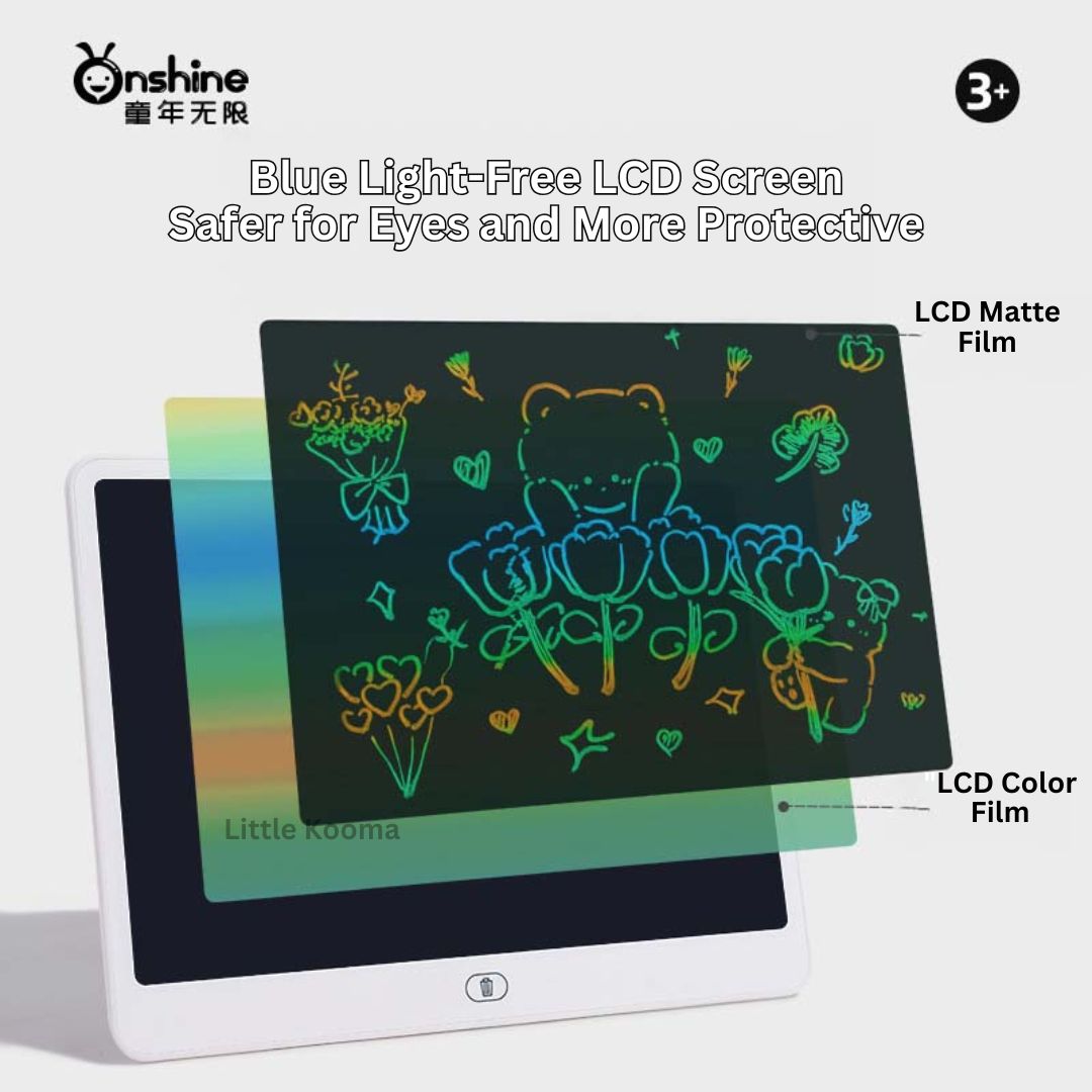 Happy Doodle Time - Colorful LCD Writing Tablet 3 Years +