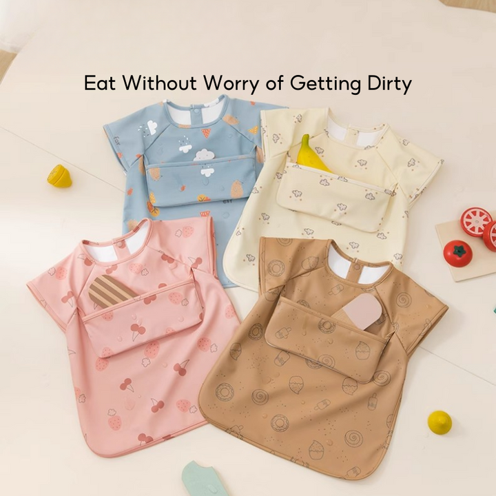 Baby Sleeveless Smock Waterproof PU Coverall