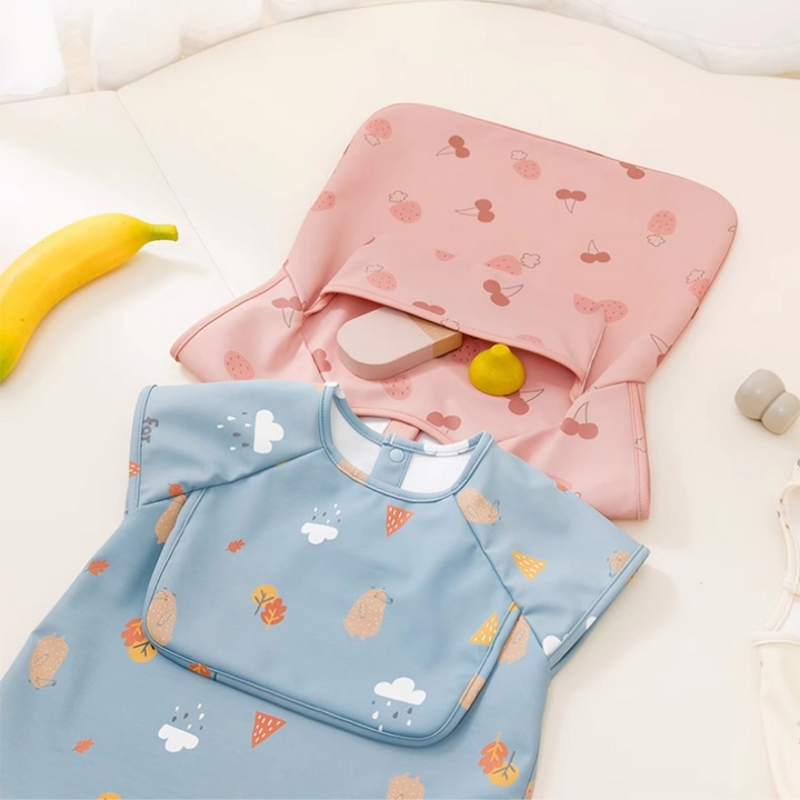 Baby Sleeveless Smock Waterproof PU Coverall