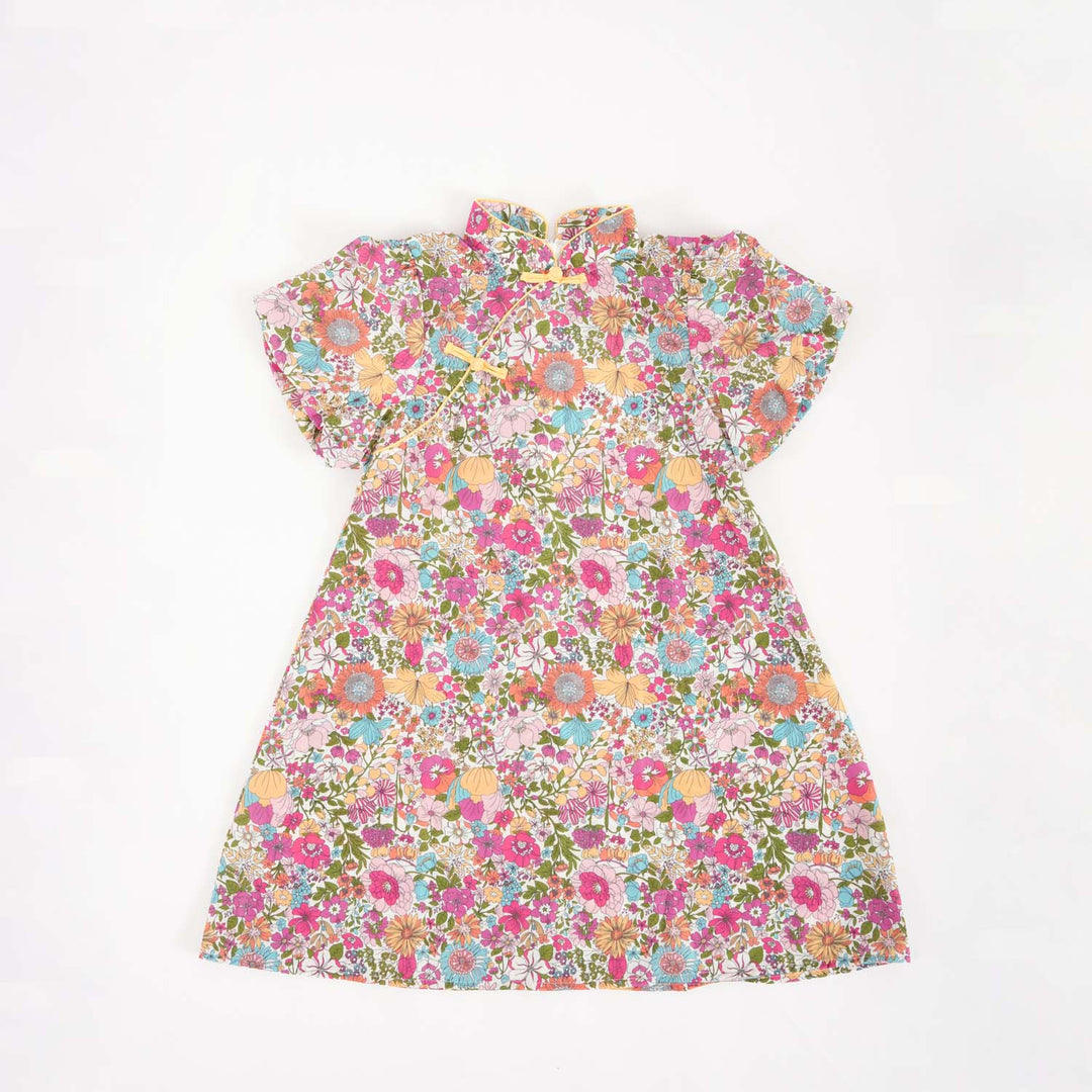 Floral Baby Kids Girl Cheongsam Dress 0854