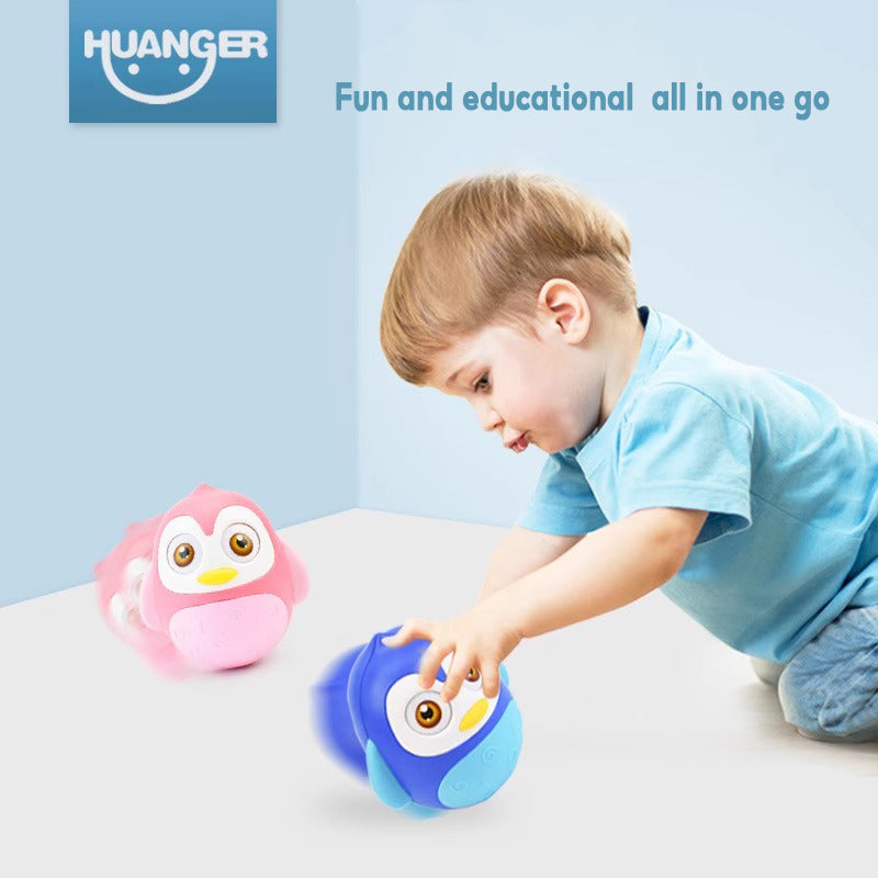 Huanger Penguin Tumbler Roly-poly Toy Baby Children Gift Early Education Toys - Little Kooma