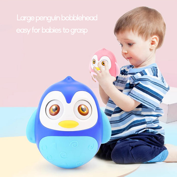 Huanger Penguin Tumbler Roly-poly Toy Baby Children Gift Early Education Toys - Little Kooma