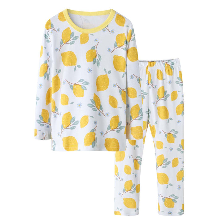 Baby Kids Pajamas Lemon Top n Pants Set