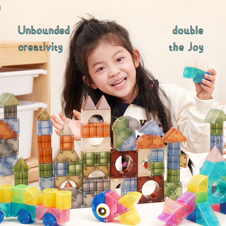 Baby & Kids 3D Magnetic Thinking Building Blocks Set Early Educational Toy 3 Years +