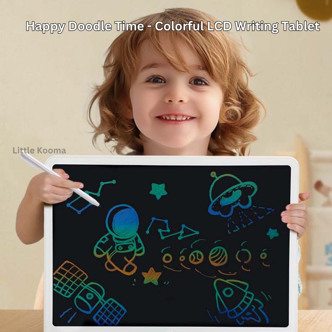 Happy Doodle Time - Colorful LCD Writing Tablet 3 Years +