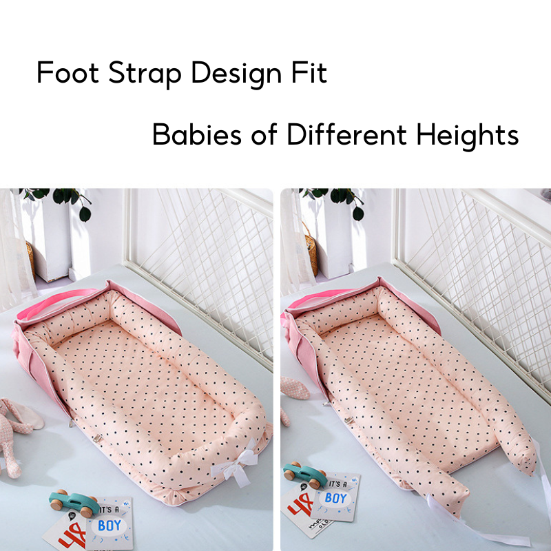 Baby Portable Foldable Cot Travel Bed Newborn Safety Bed Sleep By Your Side Baby Nest Lounger