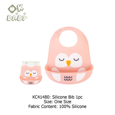 Baby Silicone Bib Bird KC41480 - Little Kooma