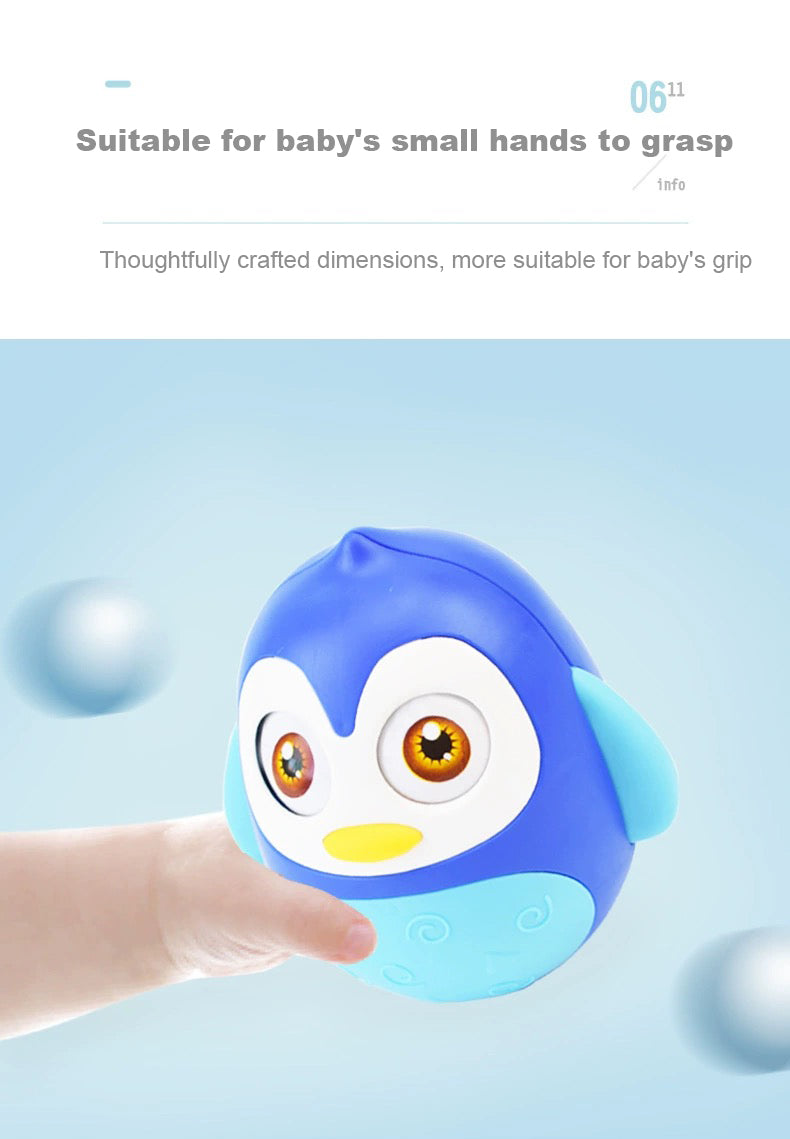 Huanger Penguin Tumbler Roly-poly Toy Baby Children Gift Early Education Toys - Little Kooma