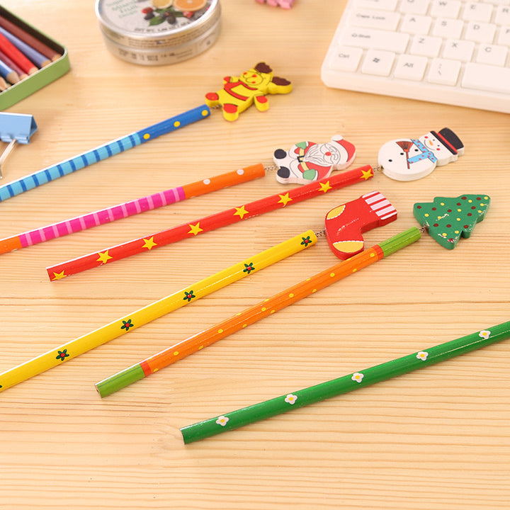 Kids Cartoon Pencil Clearance Sale Christmas Gift 3 Years +