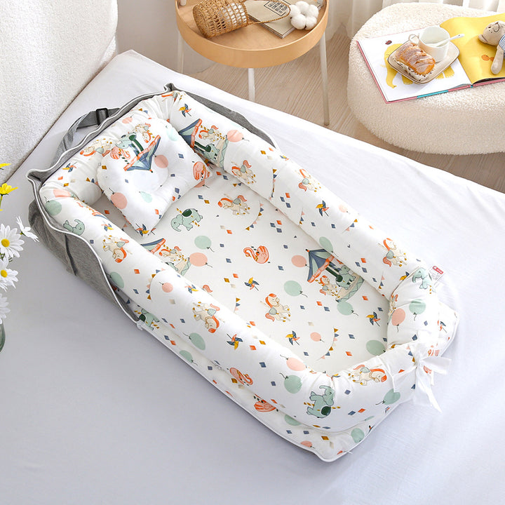 Baby Portable Foldable Cot Travel Bed Newborn Safety Bed Sleep By Your Side Baby Nest Lounger