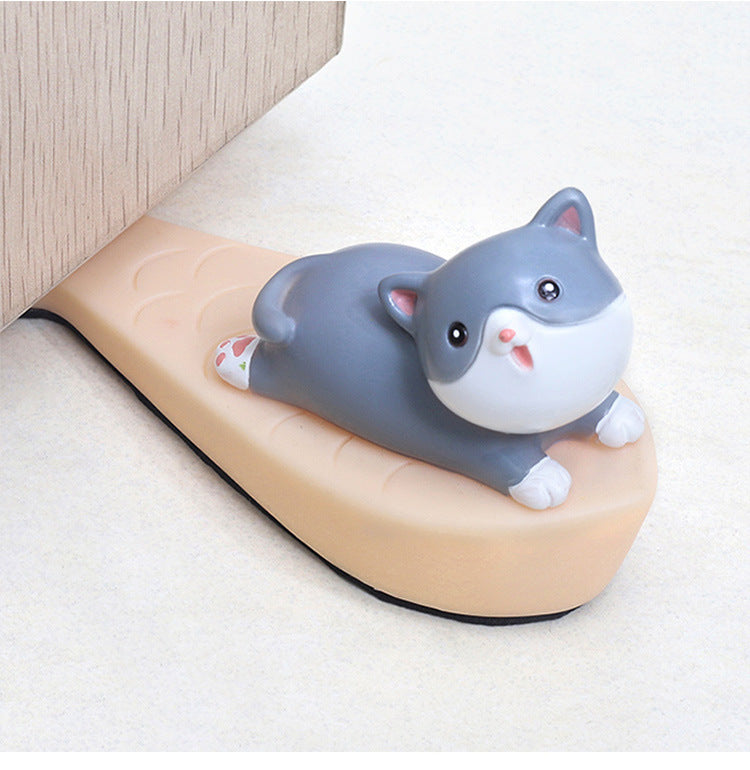 Baby Kids Childproof Non-slip Soft Rubber Epoxy Anti-pinch Door Stopper - Little Kooma