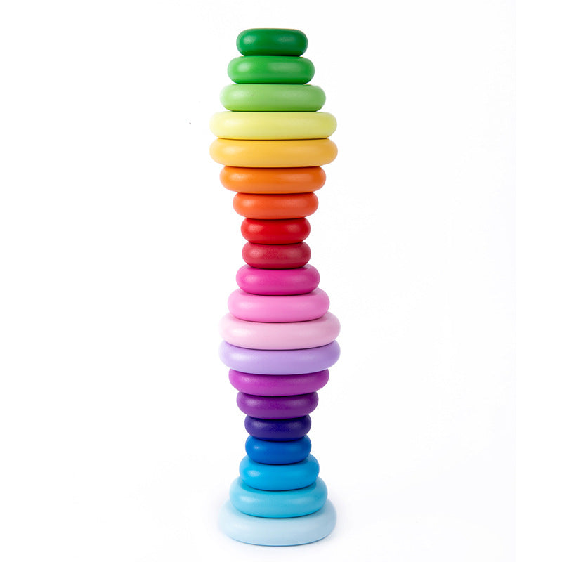 Wooden Stacking Pebble Stones Clearance Sale 2 Years +