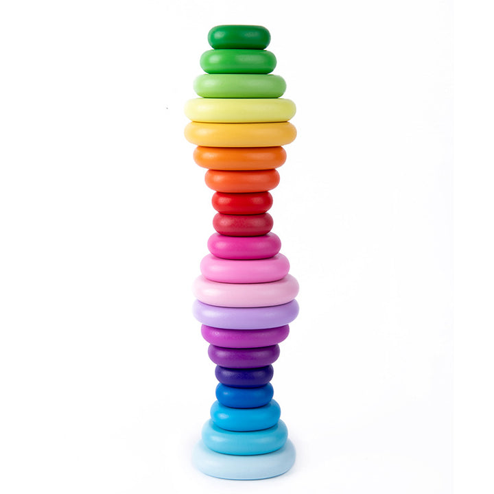 Wooden Stacking Pebble Stones Clearance Sale 2 Years +