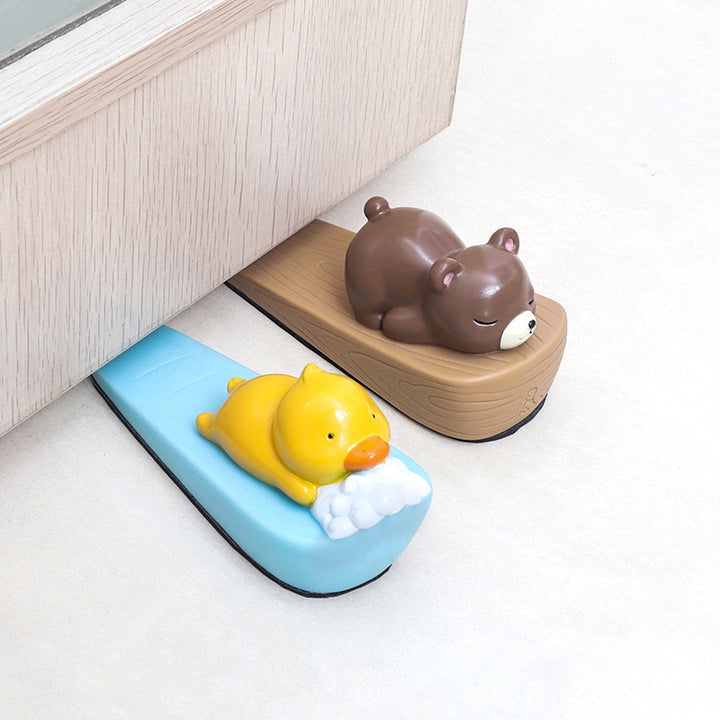 Baby Kids Childproof Non-slip Soft Rubber Epoxy Anti-pinch Door Stopper - Little Kooma