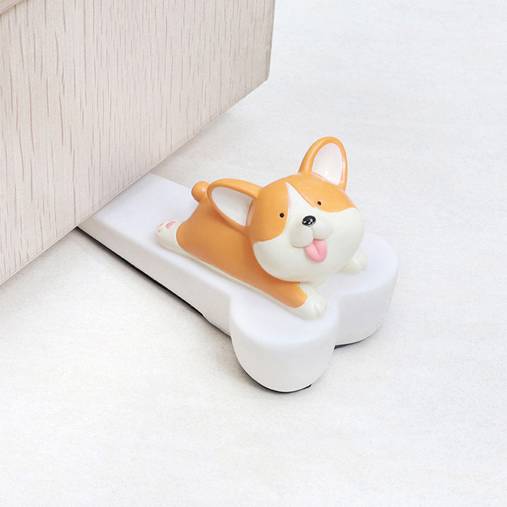 Baby Kids Childproof Non-slip Soft Rubber Epoxy Anti-pinch Door Stopper - Little Kooma