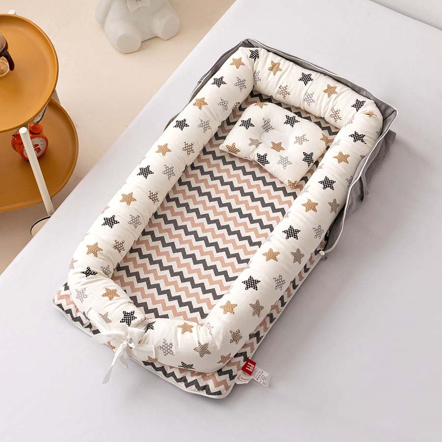 Baby Portable Foldable Cot Travel Bed Newborn Safety Bed Sleep By Your Side Baby Nest Lounger