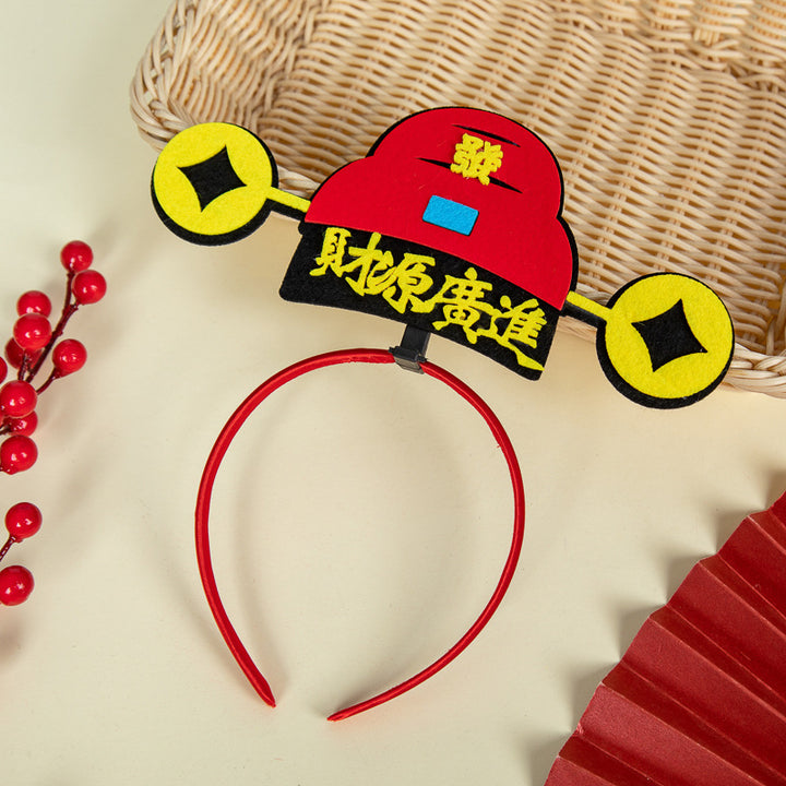 Chinese New Year CNY Red Kids Hair Accessories Headband