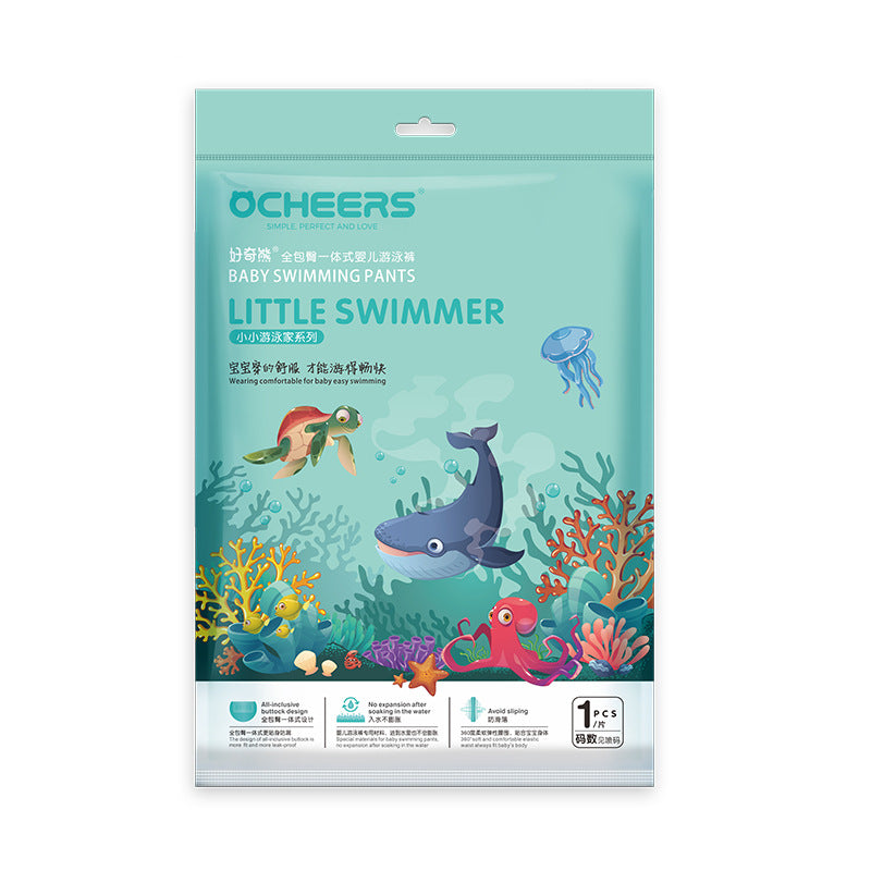 OCHEERS Baby Disposable Swimming Pants Diaper Anti-leak - Little Kooma