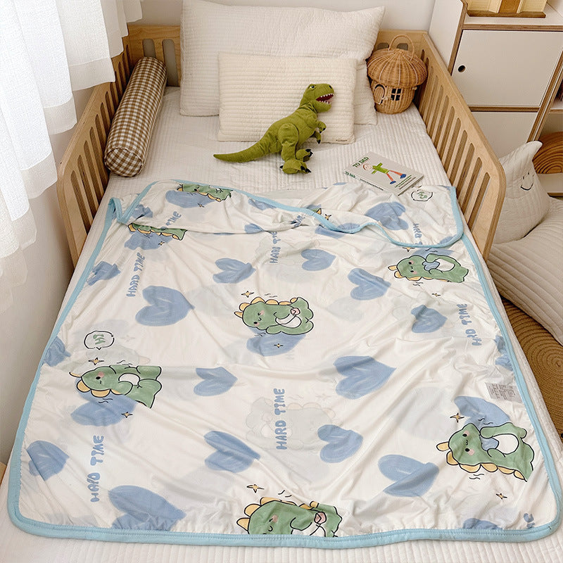 Baby Kids Cool Touch Knitted Summer Quilt Air-conditioned Room Blanket