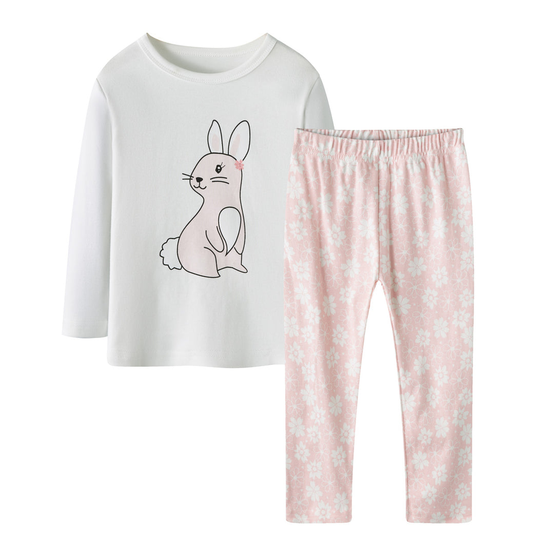 Baby Kids Pajamas Rabbit Top n Pants Set - Little Kooma