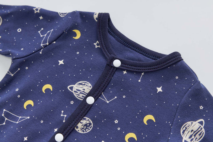 Baby Boy Cotton Sleepsuit Space All In One Jumpsuit