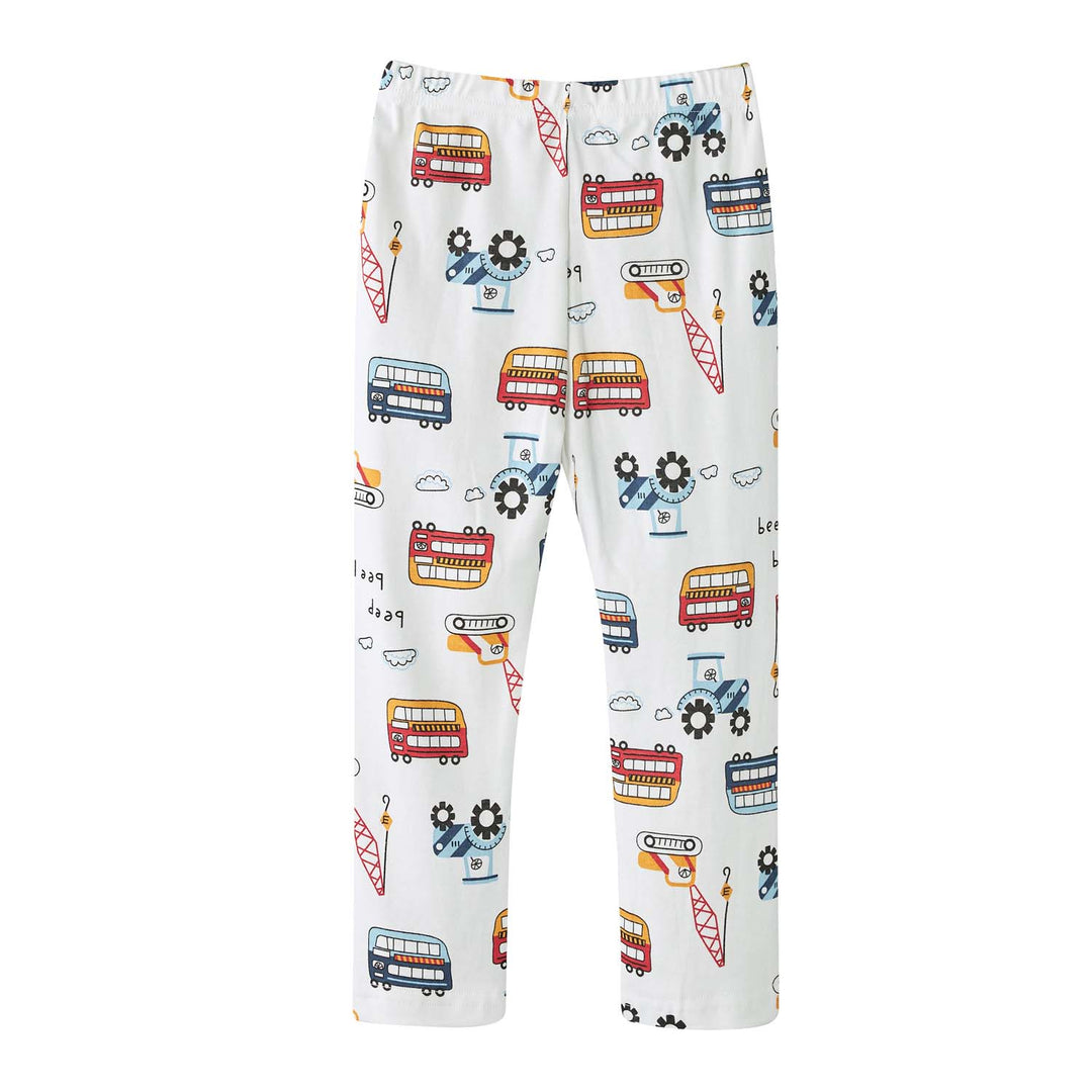 Baby Kids Pajamas Vehicles Top n Pants Set