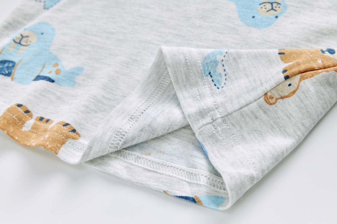 Baby Kids Pajamas Sea Animals Top n Pants Set