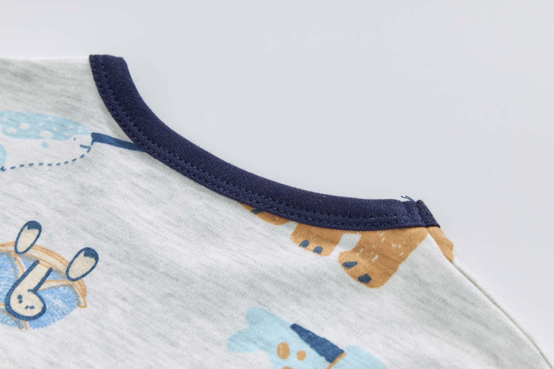 Baby Kids Pajamas Sea Animals Top n Pants Set