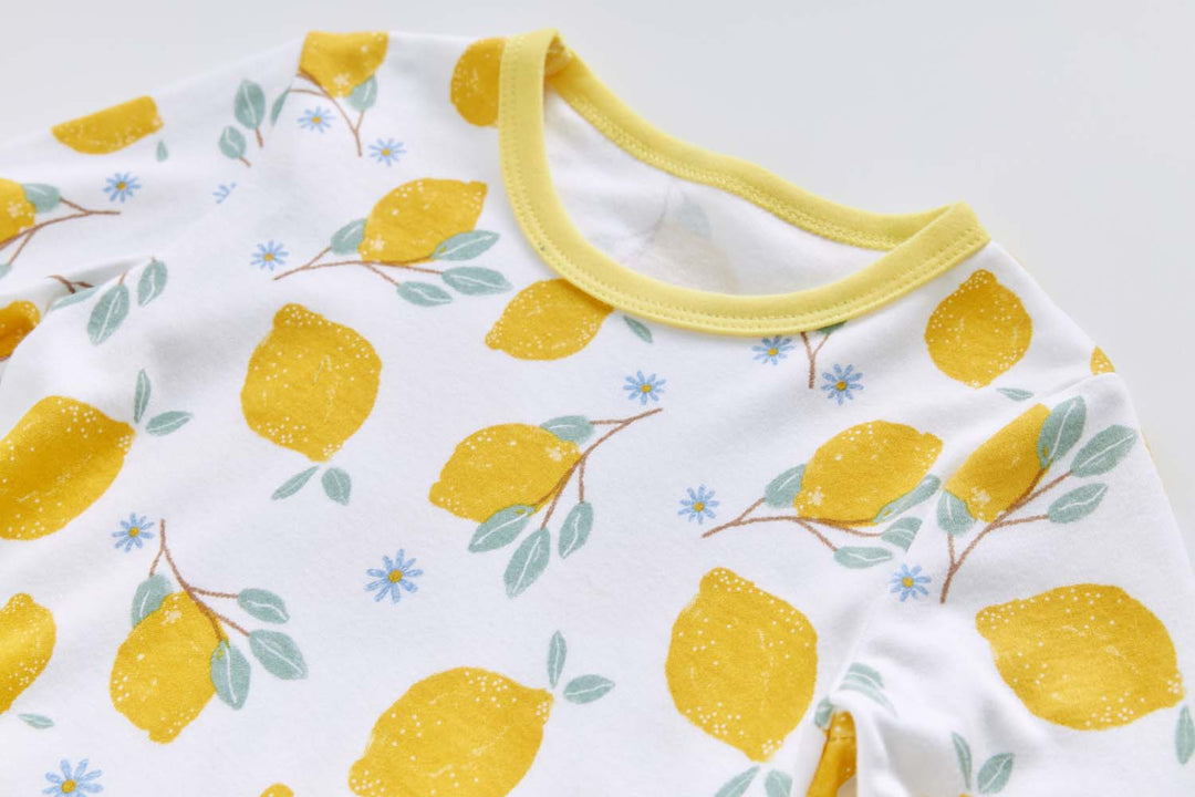 Baby Kids Pajamas Lemon Top n Pants Set