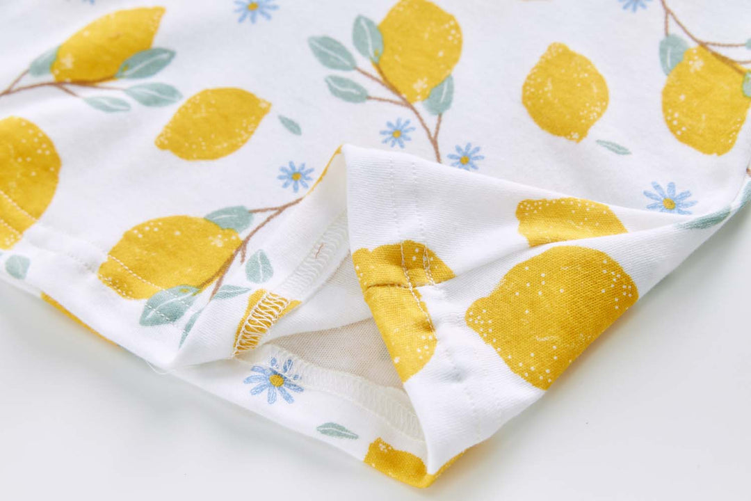 Baby Kids Pajamas Lemon Top n Pants Set