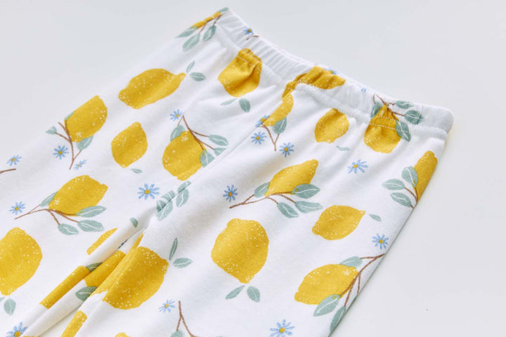 Baby Kids Pajamas Lemon Top n Pants Set