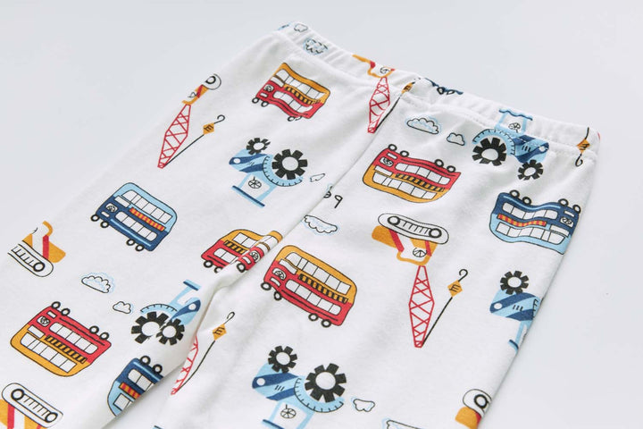 Baby Kids Pajamas Vehicles Top n Pants Set