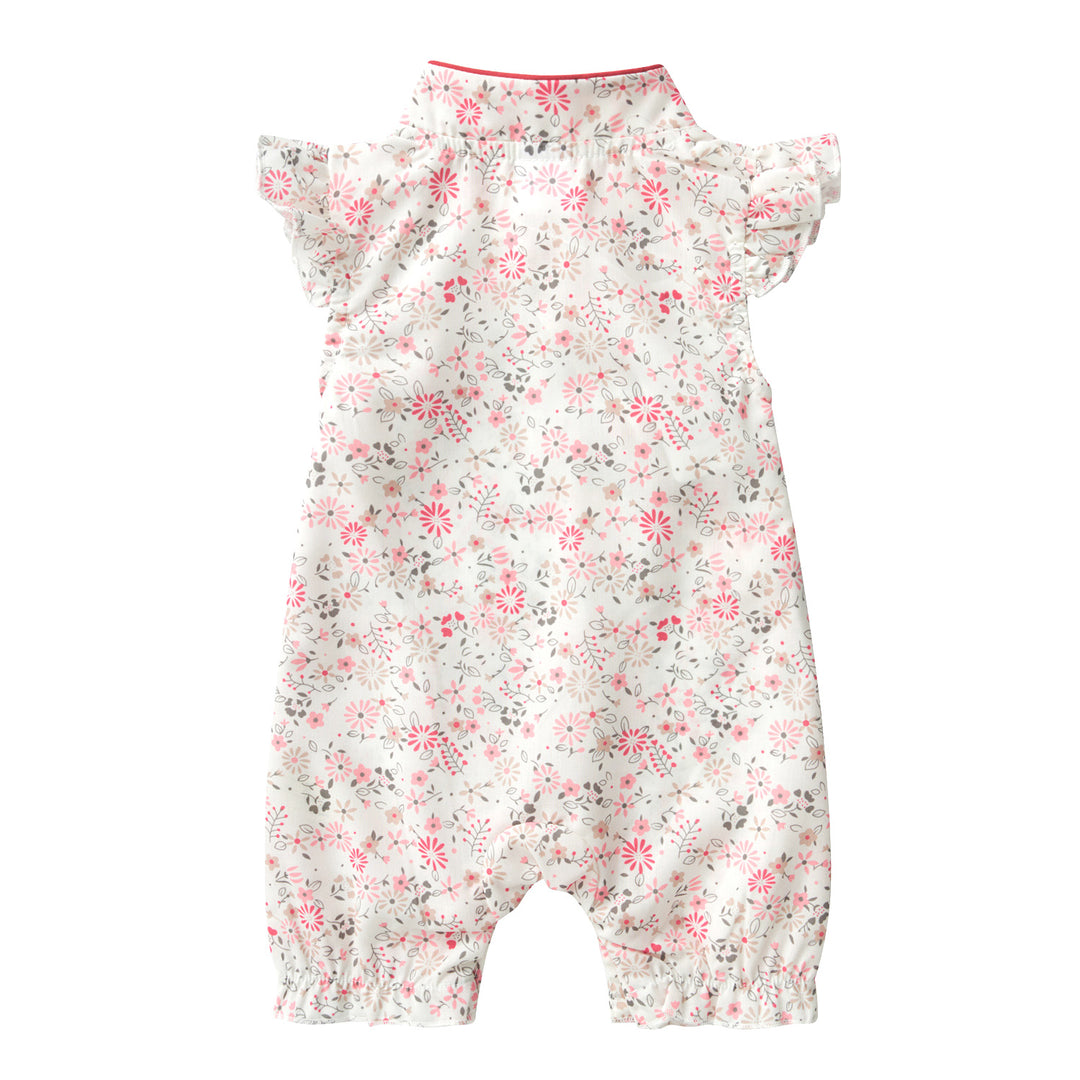 Blossom Harmony Collection Baby Girl Pink Little Flowers Cheongsam Romper Family Wear 0825 - Little Kooma