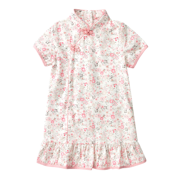 Blossom Harmony Collection Baby Kids Girl Floral Cheongsam Dress Family Wear 0820X - Little Kooma