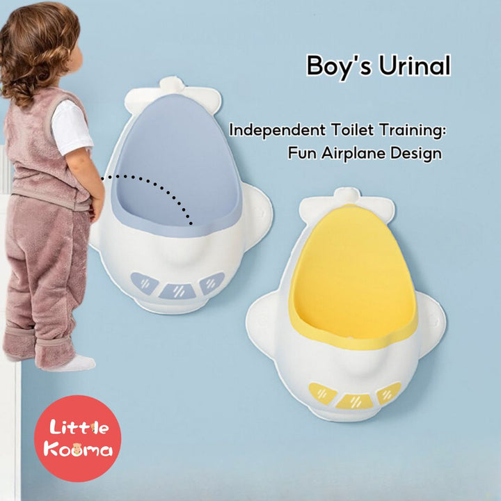 Airoplane Potty Training Urinal for Toddler Boys Toilet with Aiming Target