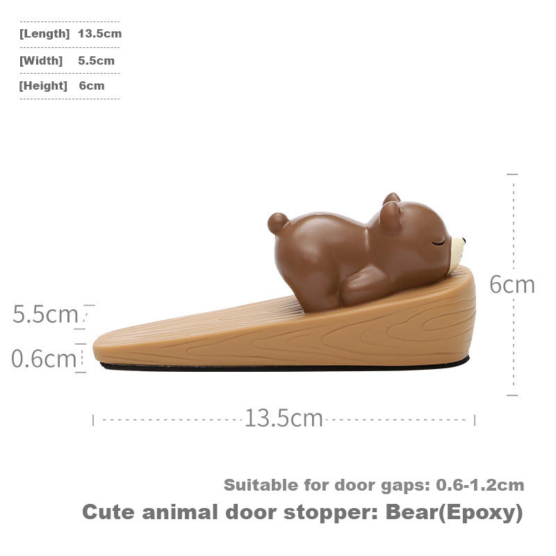 Baby Kids Childproof Non-slip Soft Rubber Epoxy Anti-pinch Door Stopper - Little Kooma