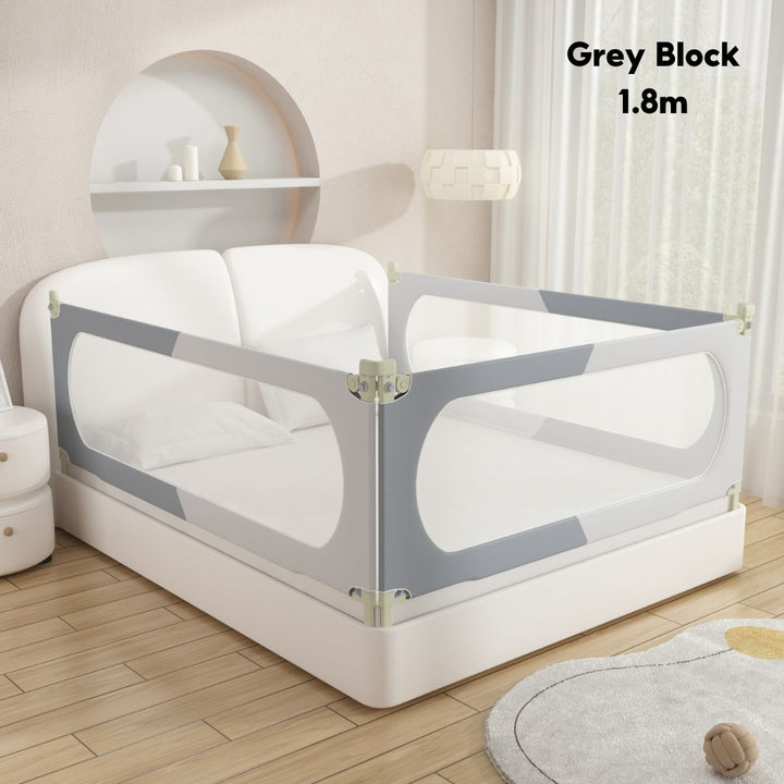 Baby Toddler Bed Guard Rails Barrier Protector Bedroom Playpen Bed Fence Single Side Lift