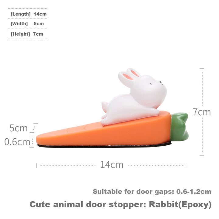 Baby Kids Childproof Non-slip Soft Rubber Epoxy Anti-pinch Door Stopper - Little Kooma