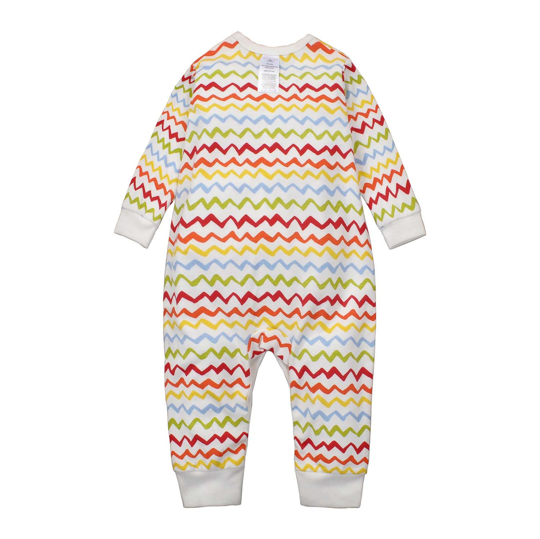 Baby Sleepsuit Colorful Waves Jumpsuit All In One - Little Kooma