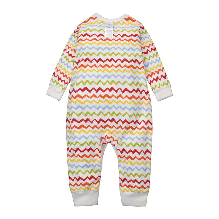 Baby Sleepsuit Colorful Waves Jumpsuit All In One - Little Kooma