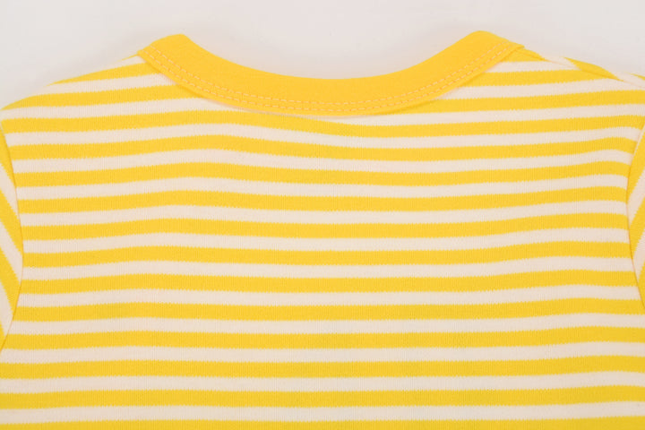 Baby Yellow Stripes Bee Jumpsuit All In One - Little Kooma