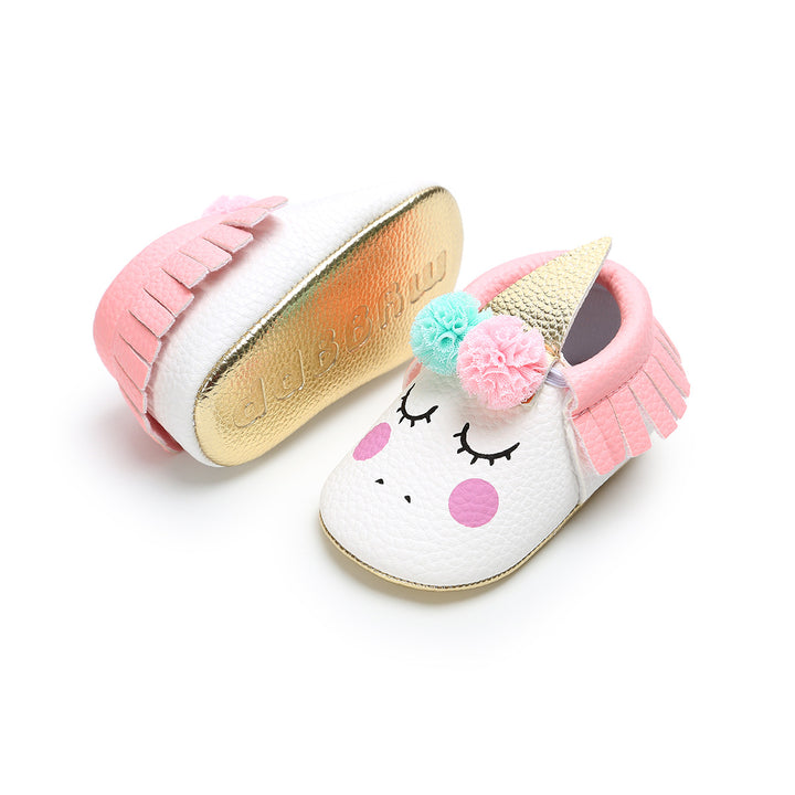 Baby Girl Unicorn Shoes - 0912 - Little Kooma