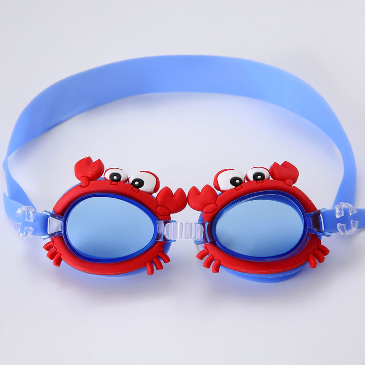 Kid's Swimming Goggles Anti-fog Wide Vision Silicone Frame - Little Kooma